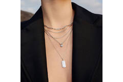  TRAILBLAZER - Silber / rhodiniert - Zirkonia - 53cm
